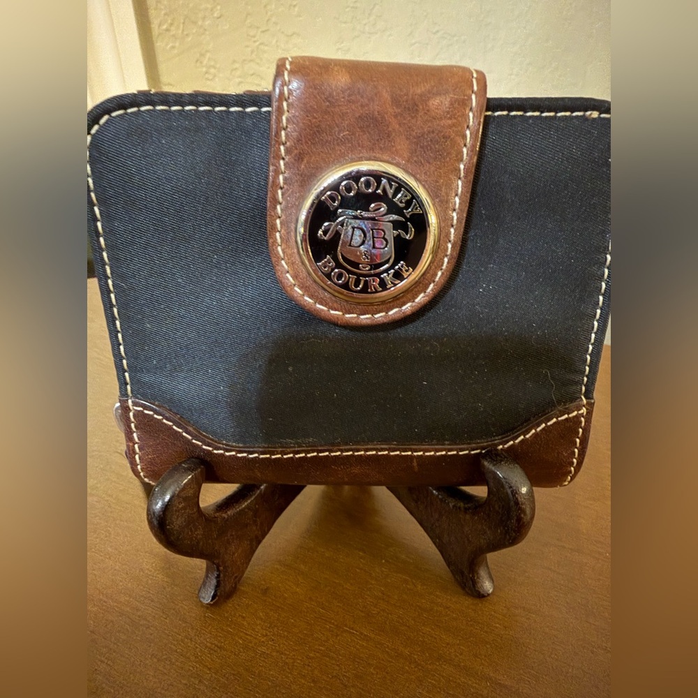 **SALE**Dooney & Bourke Black and Brown Wallet